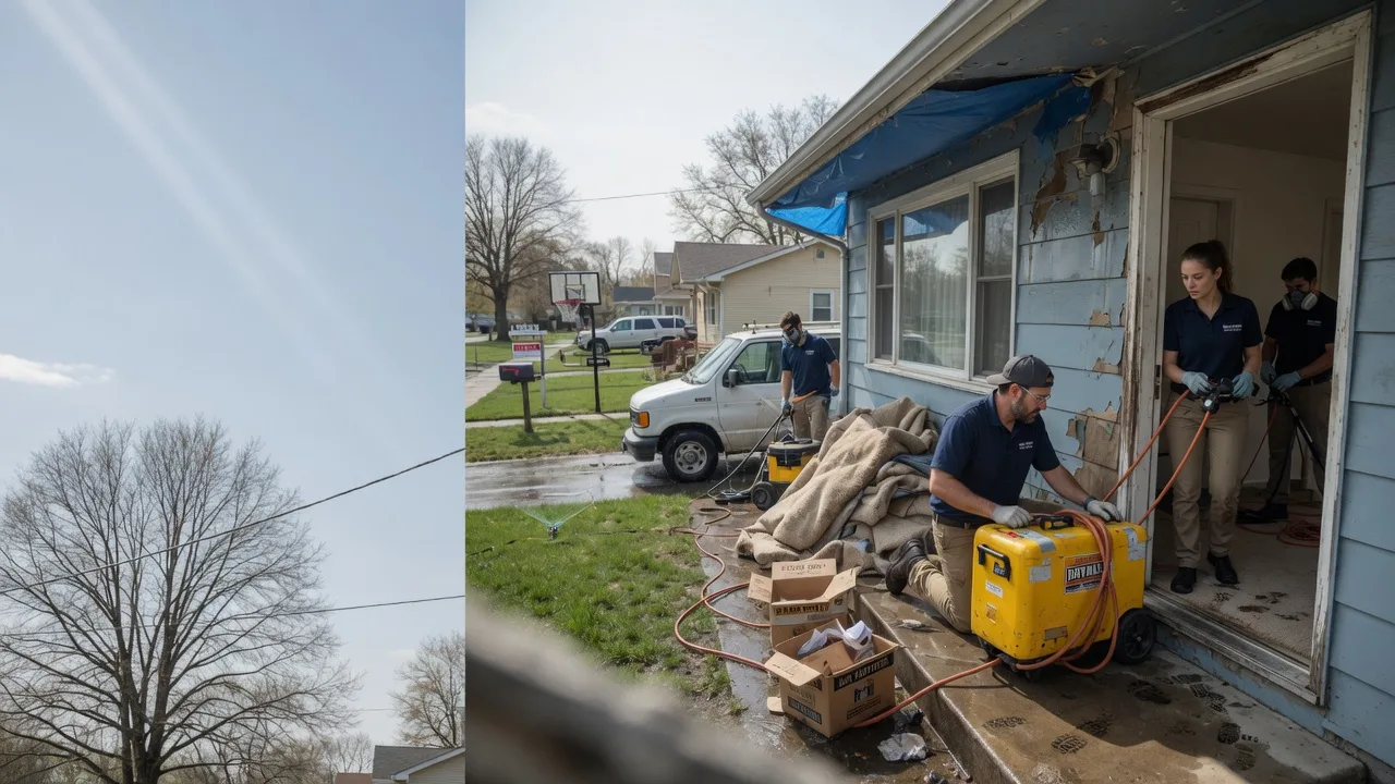Basement Flood Cleanup in Hodge, LA near me